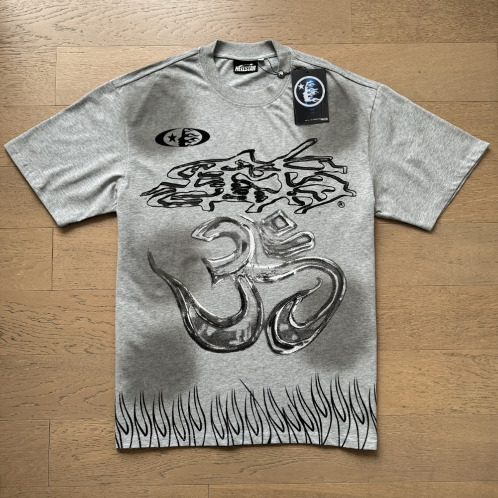 Gray Graphic Men's T-Shirt HELL STAR